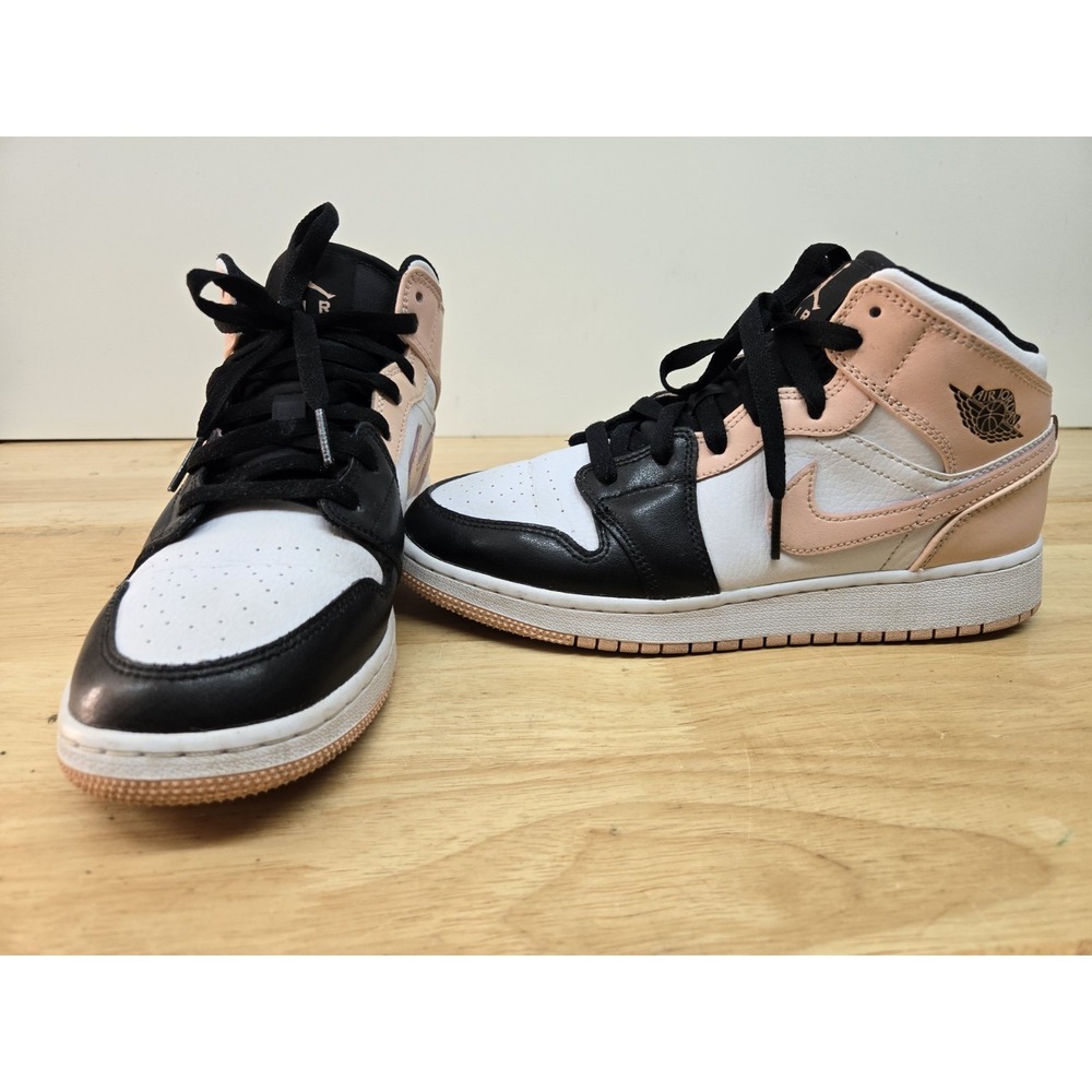 Nike Air Jordan 1 Mid Shoes Youth Size 5.5Y "Arctic Orange" - Picture 2 of 12